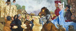 Háziúr és bérlő (gouache, papír) alkotó: Angus McBride