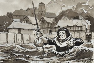 Peter de Sibley (gouache, papír) alkotó: Angus McBride