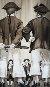 Press Gang (gouache, papír) alkotó: Angus McBride