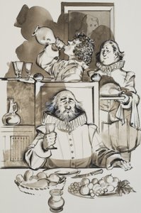 Szolgák (gouache, papír) alkotó: Angus McBride