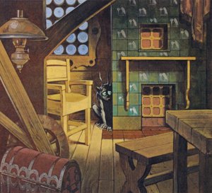 A Domovoi (színes litográfia) alkotó: Angus McBride