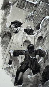 Ventillátor tengely (gouache, papír) alkotó: Angus McBride
