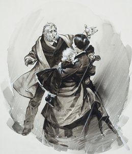 "Hol vannak a többiek" (gouache, papír) alkotó: Angus McBride