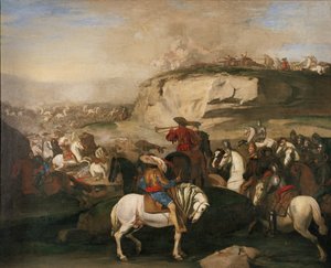 Csatajelenet, 1630-39 körül