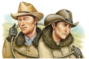 Brokeback Mountain, 2005 (akril, illusztrációs karton)