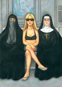 A lányok lányok lesznek, 2007 (akril, illusztrációs karton)