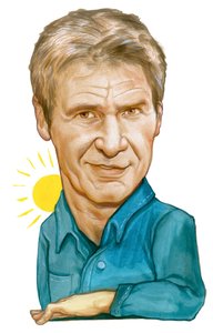 Harrison Ford, 2011 (akril, illusztrációs karton)