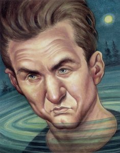 Sean Penn, 2003 (akril, illusztrációs karton)