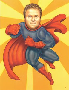 Seth Rogan, 2005 (akril, illusztrációs karton) alkotó: Anita Kunz