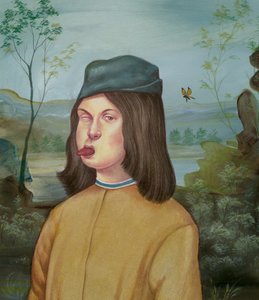 Young Boy With Attitude, 2018 (akrilfesték illusztrációs táblára)