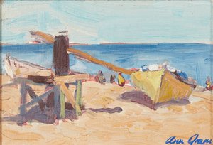 The Beach, La Linea (olaj, vászonlap)