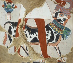 Falfestmény másolata Heqareshu 226. magánsírjából, Théba I, 1, 327, XX. század