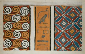 Falfestmény másolata Amenemhet 82. magánsírjából, Théba I, 1, 163-167, XX. alkotó: Anna