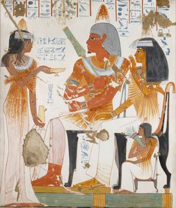 Falfestmény másolata, Nebamun és Ipuky 181. magánsírja, Théba, XX.