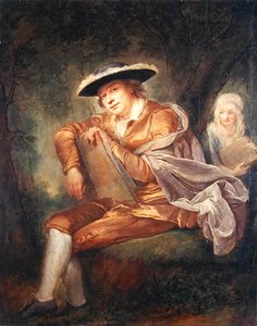 E.F. Thersbusch, a festő férje (olaj, vászon)