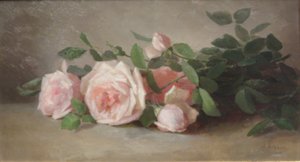 Rózsák csendélete alkotó: Anna Eliza Hardy