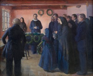 Egy temetés alkotó: Anna Ancher