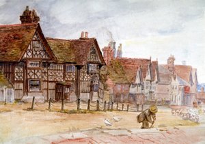 „Village Street Tudor-házakkal”, 1864-1930
