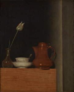 Csendélet kannával és tulipánnal alkotó: Anna Maria Punz