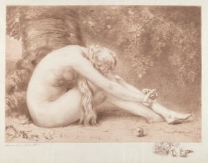 Bűnbánó Éva alkotó: Anna Massey Lea Merritt