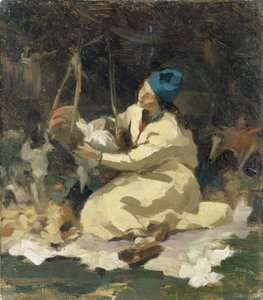 A felfüggesztett bölcsőnél alkotó: Anna Nordlander
