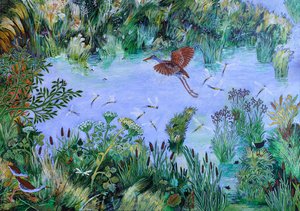 A Mayfly Moment, 2022 (akril, tábla) alkotó: Anna Pugh