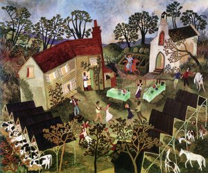 Pajtatánc, 2001 (akril) alkotó: Anna Pugh
