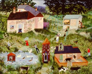 Kacsa és búvárkodás, 2006 (akril) alkotó: Anna Pugh