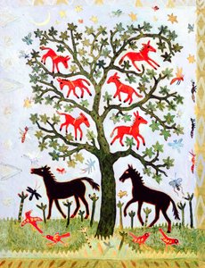 Gambia Tree, 2005 (akril) alkotó: Anna Pugh
