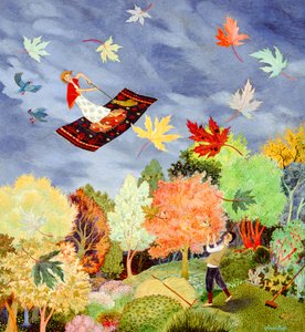 Off You Go, 2008 (akril) alkotó: Anna Pugh