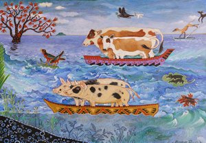 Off the Ark, 2018 (akril)
