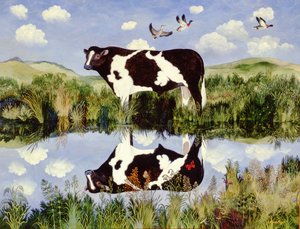 On the Edge, 2002 (akril) alkotó: Anna Pugh