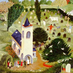 Kóbor szarvasmarha, 2007 (akril) alkotó: Anna Pugh
