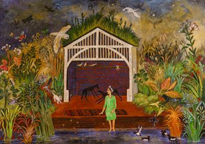 Tewit to Woo, 2018 (akril) alkotó: Anna Pugh