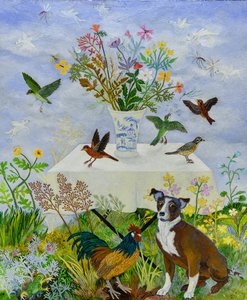 The Dear Departed, 2015 (akril) alkotó: Anna Pugh