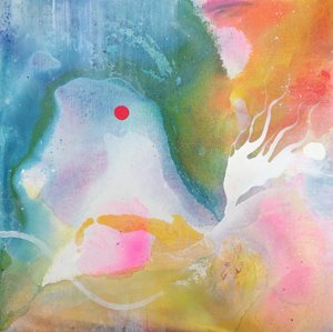 Absztrakt Red Dot Flow alkotó: Anna Viklund