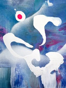 Kozmikus szem absztrakció alkotó: Anna Viklund