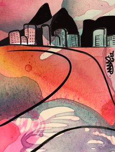 Élénk városi tájkép alkotó: Anna Viklund