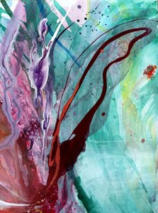 Élénk virágos áramlás alkotó: Anna Viklund