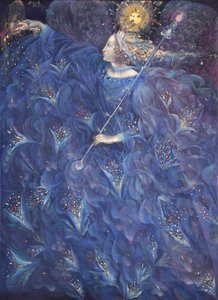 A hatalom angyala, 2010 (olaj és levélarany, belga vászon)