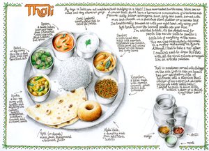 Thali, 2020 (színes ceruza és ceruza)