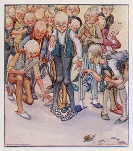 Mondóka: Négy és húsz szabó ment megölni egy csigát (színes litho)