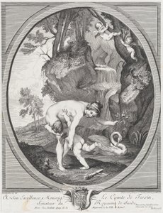 Venus Catching Love vagy Venus Flogging Love, kb. 1741. Alkotók: Caylus, Anne-Claude-Philippe de, Etienne Fessard. alkotó: Anne Claude Philippe de Caylus, Etienne Fessard