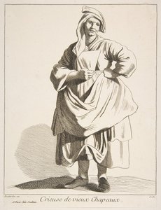 Régi kalapok árusa, 1742.