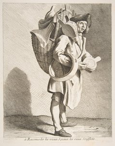 Tömítés- és fújtatójavító, 1738. alkotó: Anne Claude Philippe de Caylus
