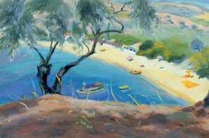 Achladies Bay, Skiathos, Görögország, 1985