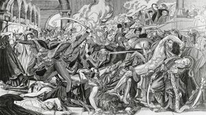 Francia elnyomás a kairói lázadás idején, október 21 alkotó: Anne-Louis Girodet de Roucy-Trioson