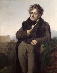 Francois Rene (1768-1848) Vicomte de Chateaubriand portréja, 1811 körül (lásd még: 75712)