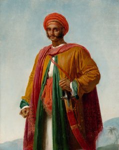 Tanulmány egy indián portréjához, 1807 körül alkotó: Anne-Louis Girodet de Roucy-Trioson