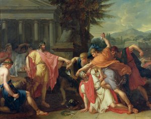 Tatius halála alkotó: Anne-Louis Girodet de Roucy-Trioson